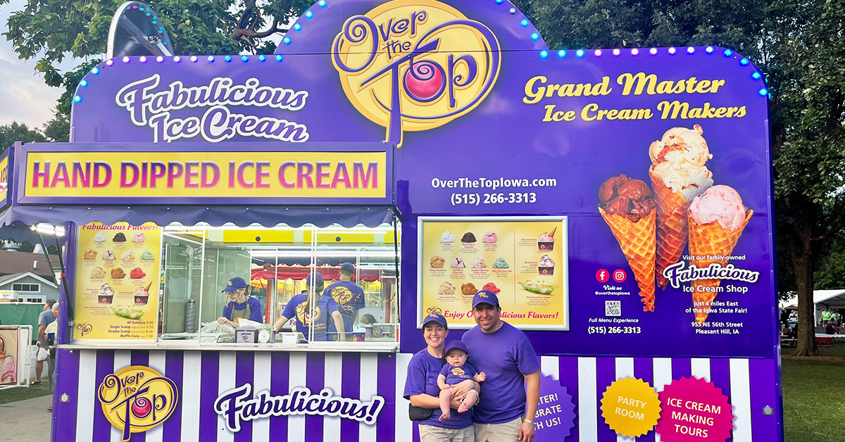 Ice Cream Trailer Over The Top Ice Cream